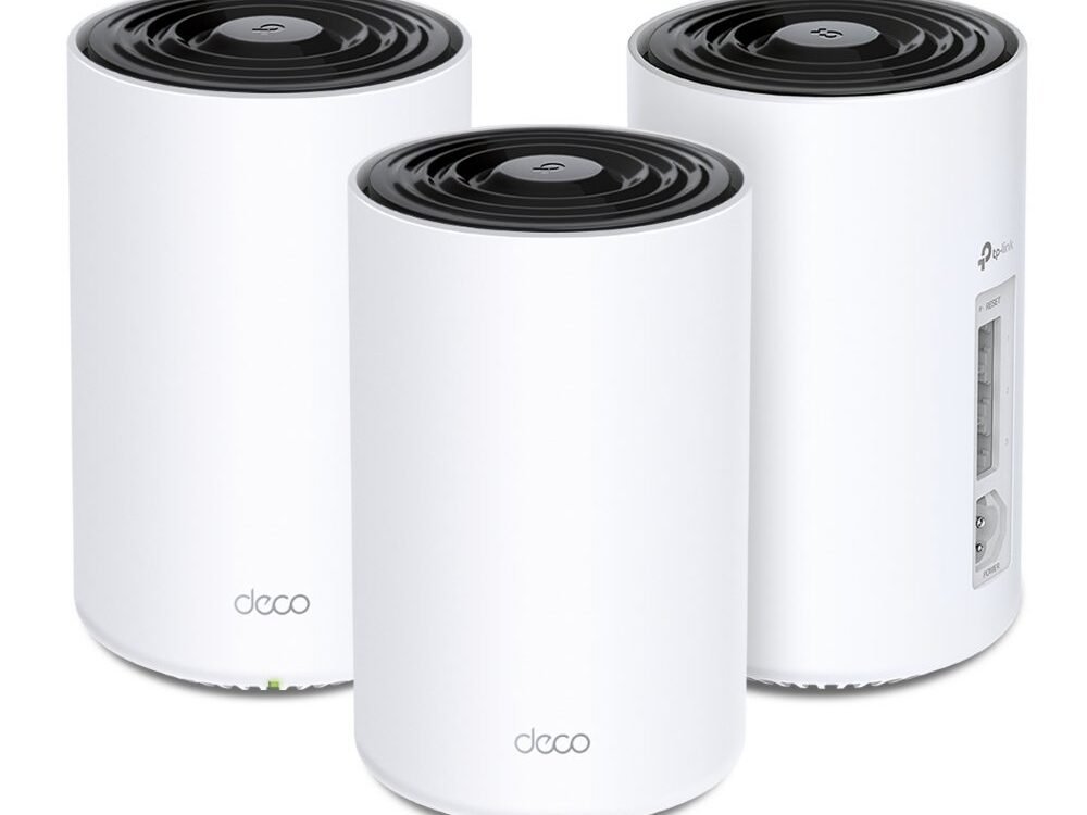 TP-Link Deco PX50 (3-pack) | Dual-band WiFi 6 Mesh Router (2.4 GHz / 5 GHz) | Powerline | Wit