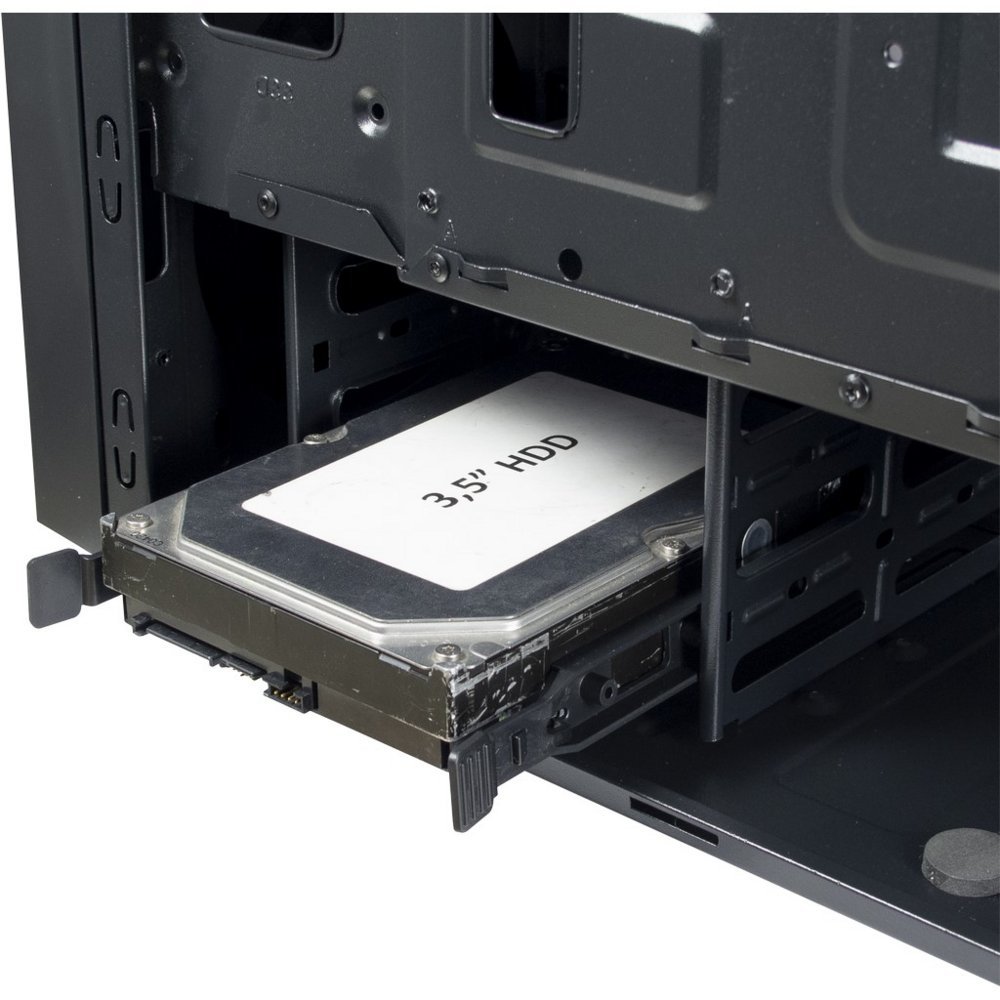 Inter-Tech T-11 Televen | Midi Tower | Zwart - Afbeelding 11