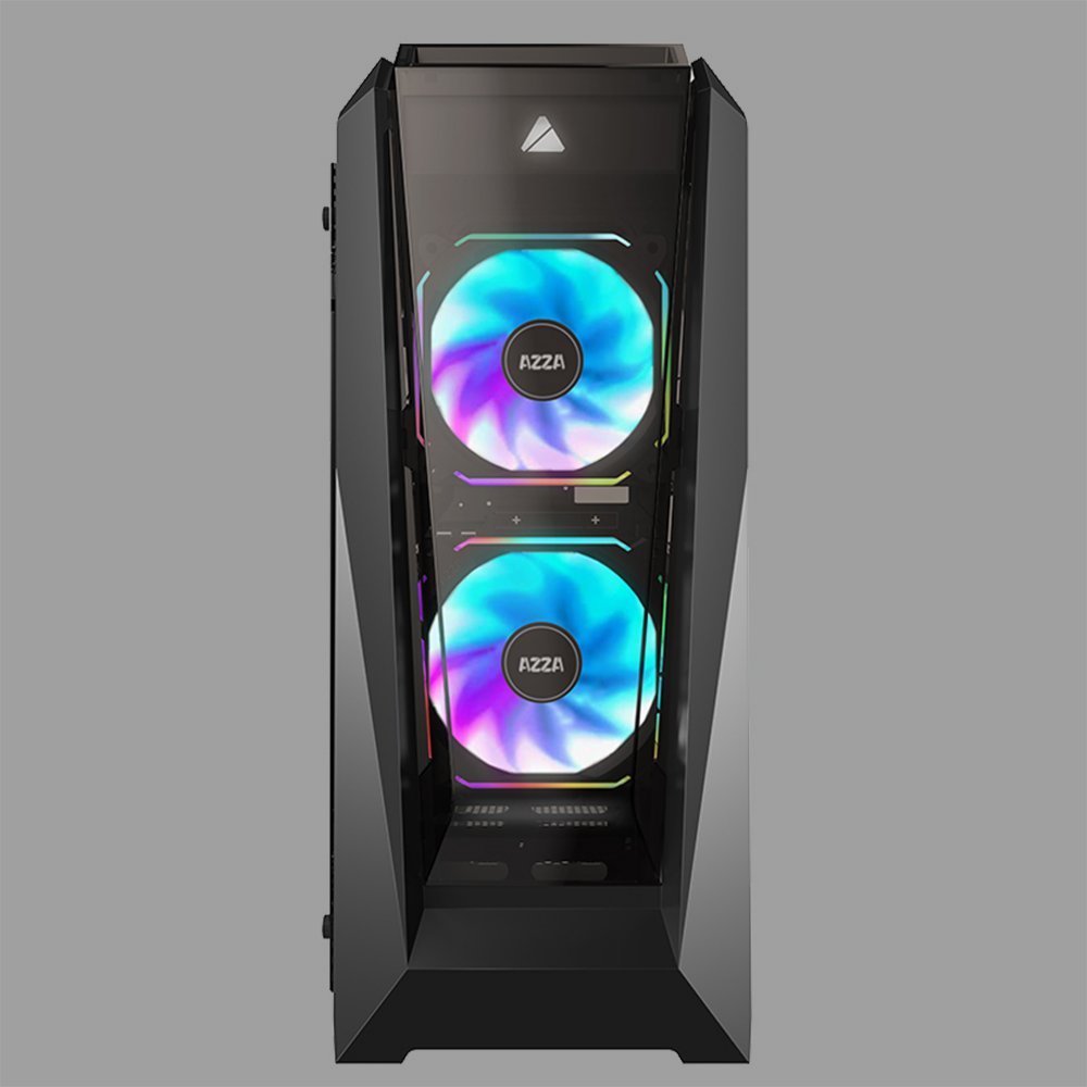 Azza Chroma 410B | Midi Tower Case | Zwart - Afbeelding 3
