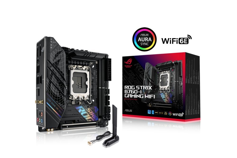 ASUS ROG STRIX B760-I GAMING WIFI | Socket LGA 1700 | Intel B760 | 2xDDR5 | Mini-ITX | Moederbord - Afbeelding 3