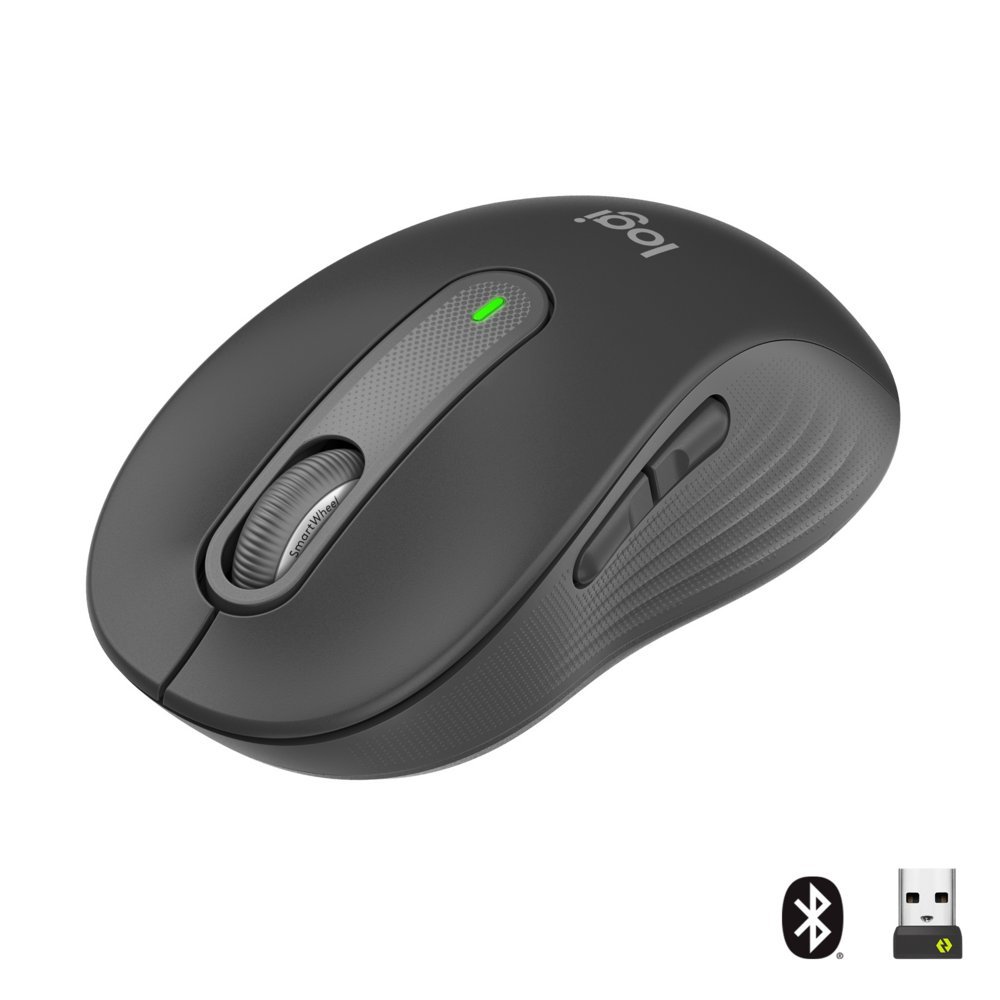 Logitech Signature M650 for Business | Draadloze Muis | Rechtshandig | RF + Bluetooth | 4000 DPI | Grafiet - Afbeelding 8