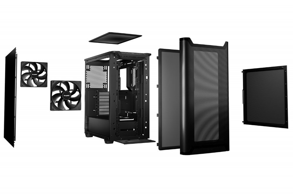 be quiet! PURE BASE 501 Airflow Mesh | Midi Tower Case | Zwart - Afbeelding 5