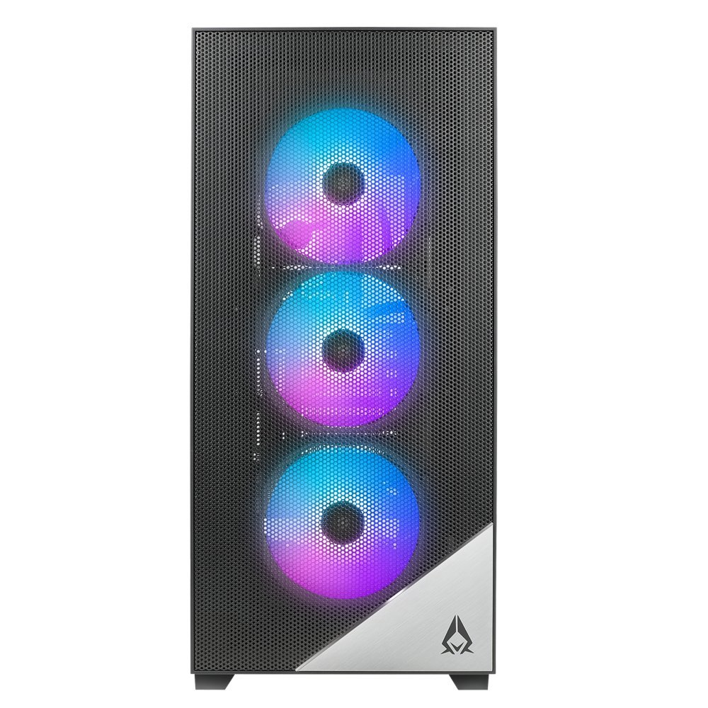 Azza Aero 480 RGB | Midi Tower Case | Zwart