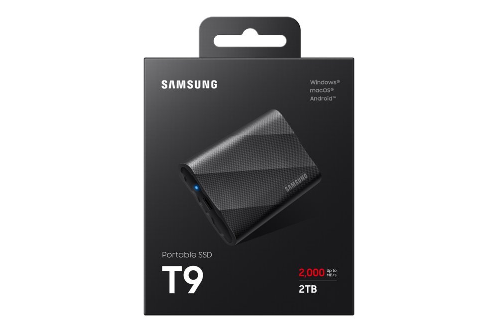 Samsung T9 | Externe SSD | 2TB | USB 3.2 Gen 2x2 | 2.000MB/s | Zwart | Compact & Snel - Afbeelding 9