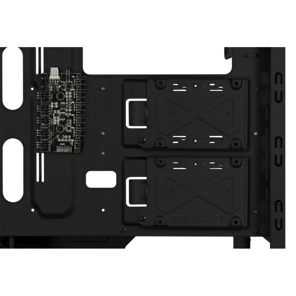 Inter-Tech X-908 Infini2 | Infinity Mirror | Tower Case | USB-C | Zwart - Afbeelding 15