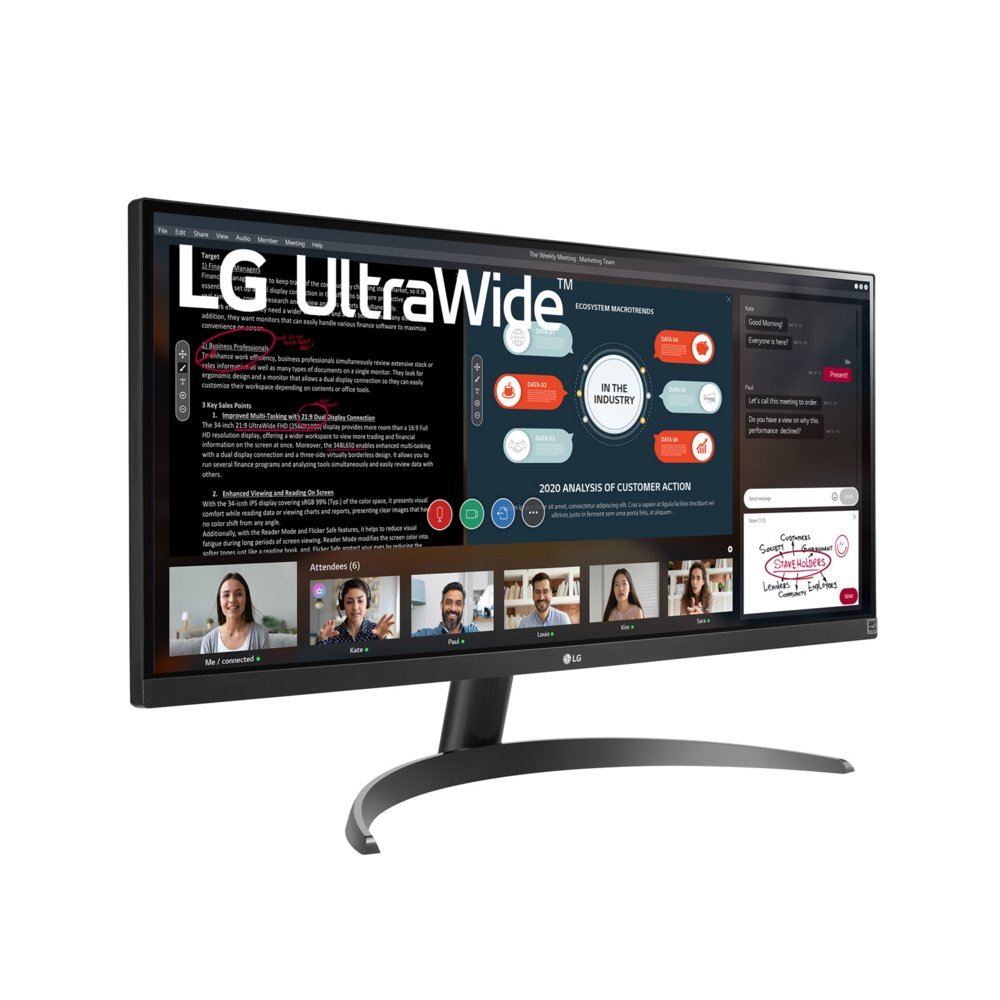 LG 29WP500-B 29" | 2560x1080 IPS | 75Hz | Ultrawide Monitor - Afbeelding 5