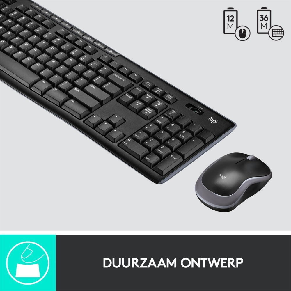 QWERTZ | Logitech MK270 | Draadloze Muis en Toetsenbordcombo | QWERTZ - Afbeelding 10