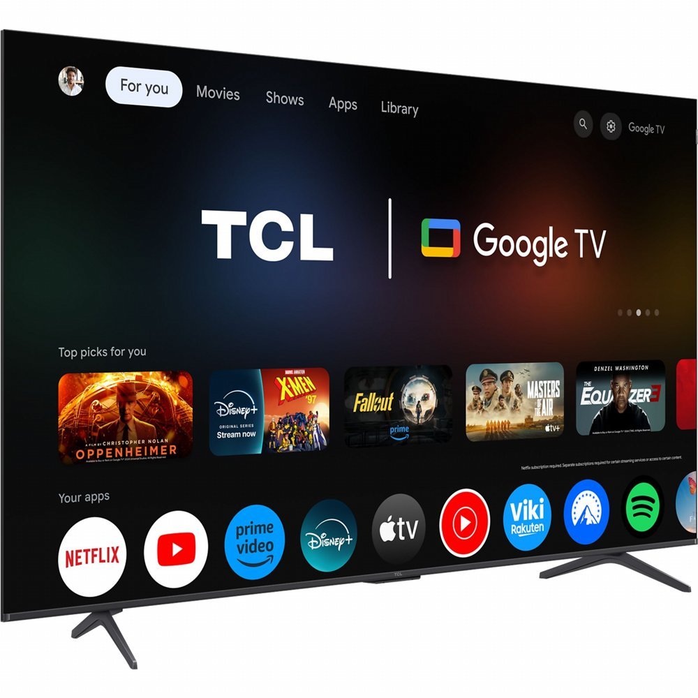 TCL 75P8K | 75" 4K Ultra HD QLED Smart TV | Google TV | Quantum Dot | Dolby Vision | 120Hz (2025) - Afbeelding 4