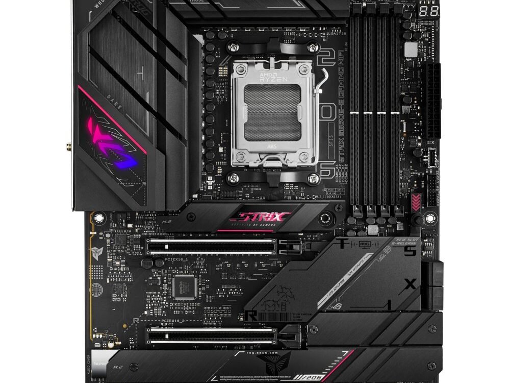 ASUS ROG STRIX B650E-E GAMING WIFI | Socket AM5 | Intel B650 | 4xDDR5 | ATX | Moederbord