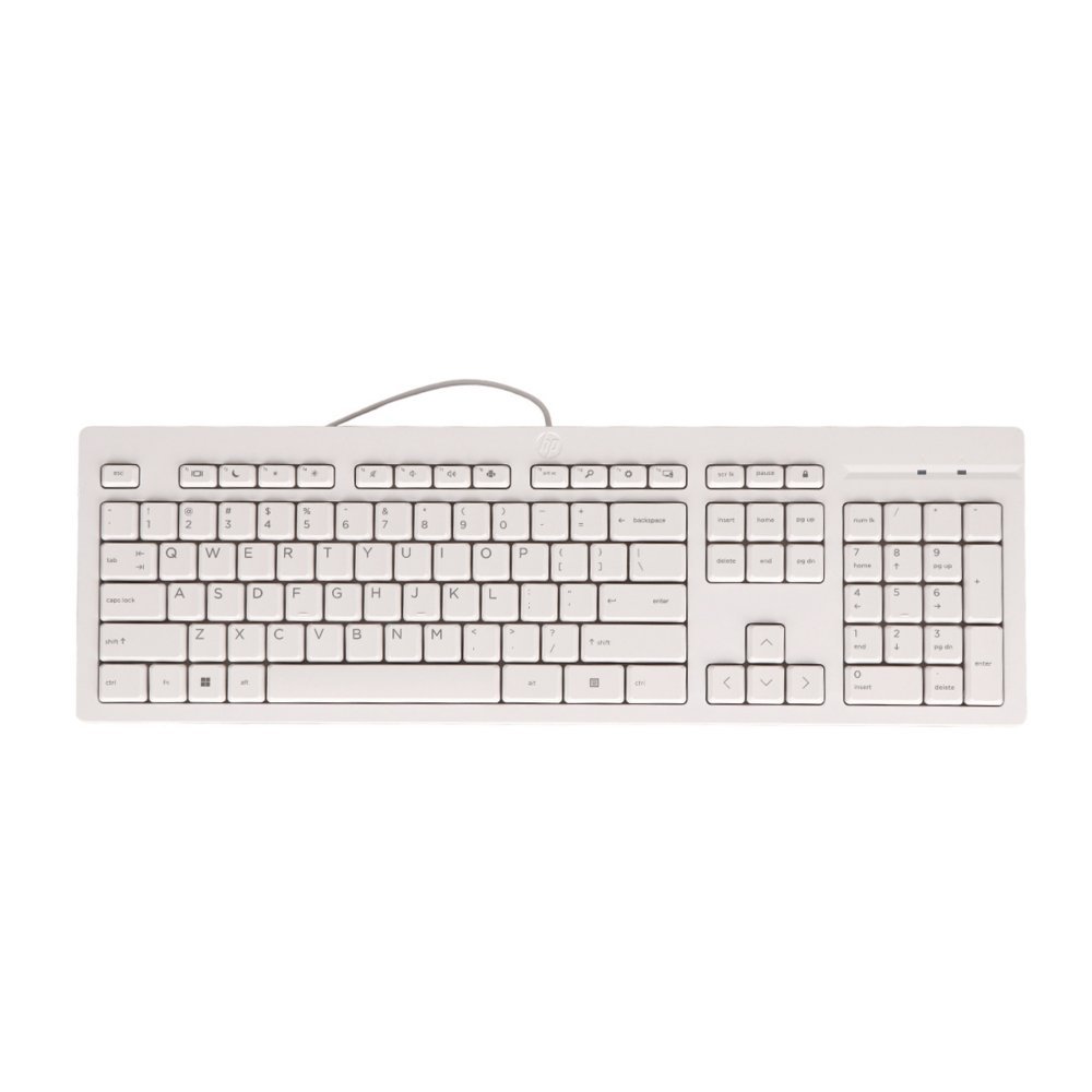 QWERTZ | HP 125 Wit | Bedraad Toetsenbord | QWERTZ