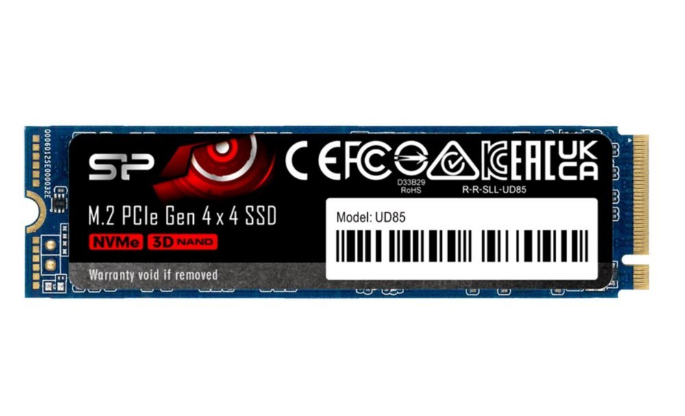 Silicon Power UD90 | 2TB NVMe SSD | M.2 | Gen4 | 3.600MB/s Lezen | 2.800MB/s Schrijven