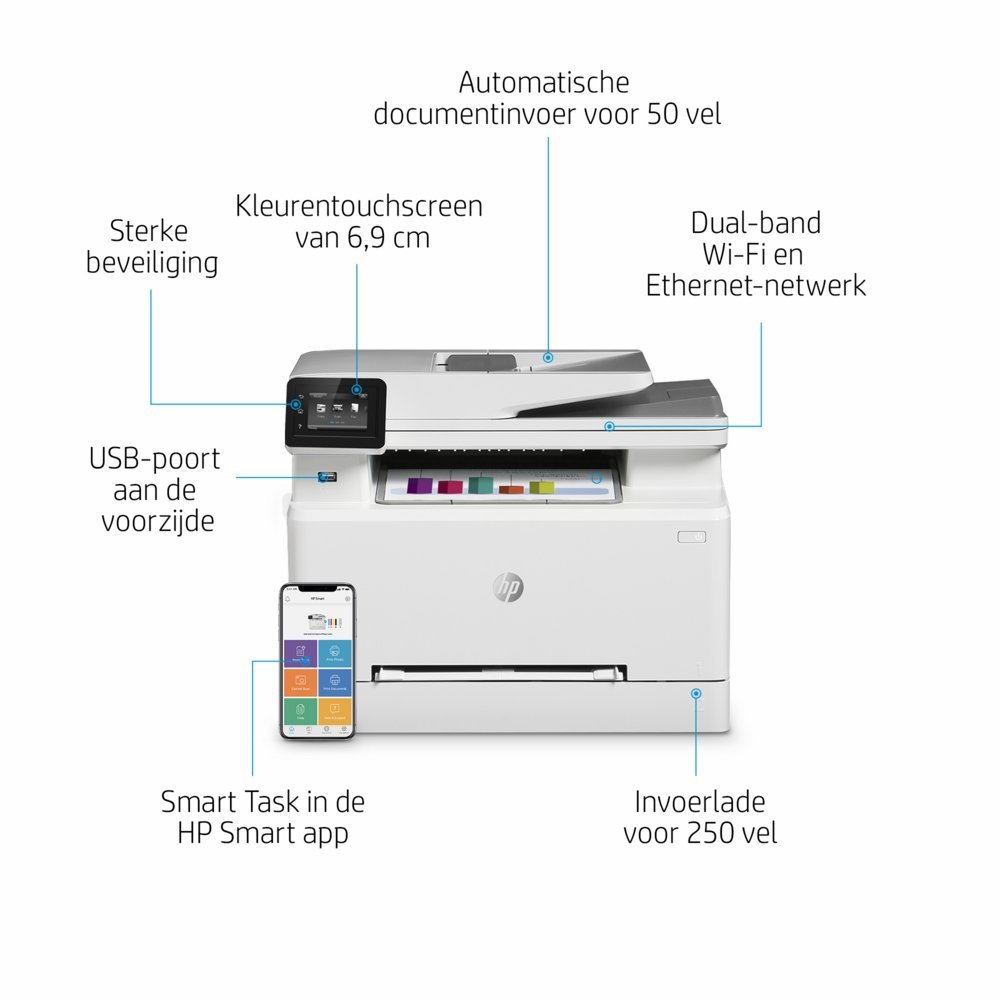 HP Color LaserJet Pro M282nw | All-in-One Laserprinter | A4 | 600 x 600 DPI | Wi-Fi | Kleur - Afbeelding 13