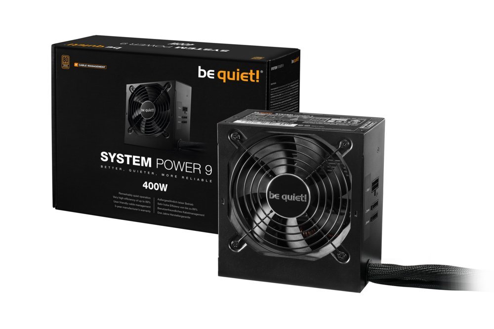 be quiet! System Power 9 400W CM | 400 Watt Bronze ATX PSU | Deels Modulair | Power Supply | Voeding - Afbeelding 4