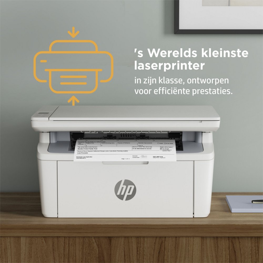 HP LaserJet Pro MFP M140w AiO Laserprinter | 600 x 600 DPI | Wifi | Zwart/Wit - Afbeelding 12