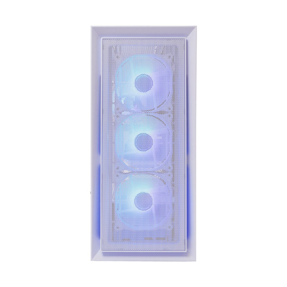 White Shark WARHEAD | Midi Tower Case | Inclusief 4 RGB Fans | Wit - Afbeelding 4