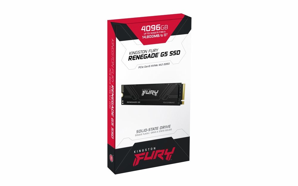 Kingston Fury Renegade G5 | 4TB NVMe SSD | M.2 | Gen5 | 14.800MB/s Lezen | 14.000MB/s Schrijven - Afbeelding 6