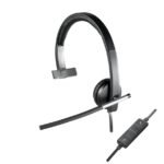 Logitech H650e | Bedrade On-ear Mono Headset | USB-A | Zwart/Zilver