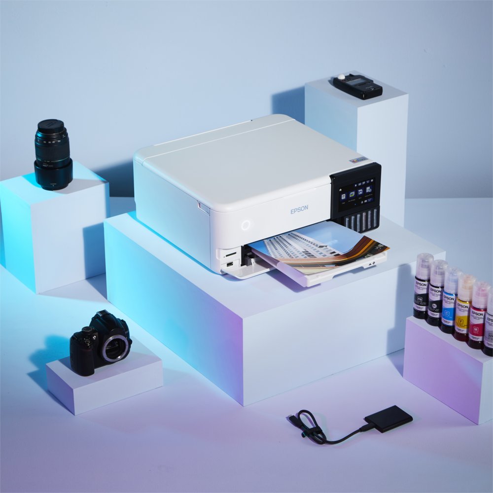 Epson EcoTank ET-8500 | All-in-One Inkjetprinter | 6-Kleuren Inktsysteem | A4 | Wi-Fi | Wit - Afbeelding 13