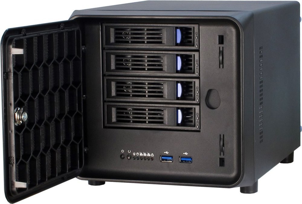 Inter-Tech SC-4100 | ITX NAS Case | Zwart - Afbeelding 3