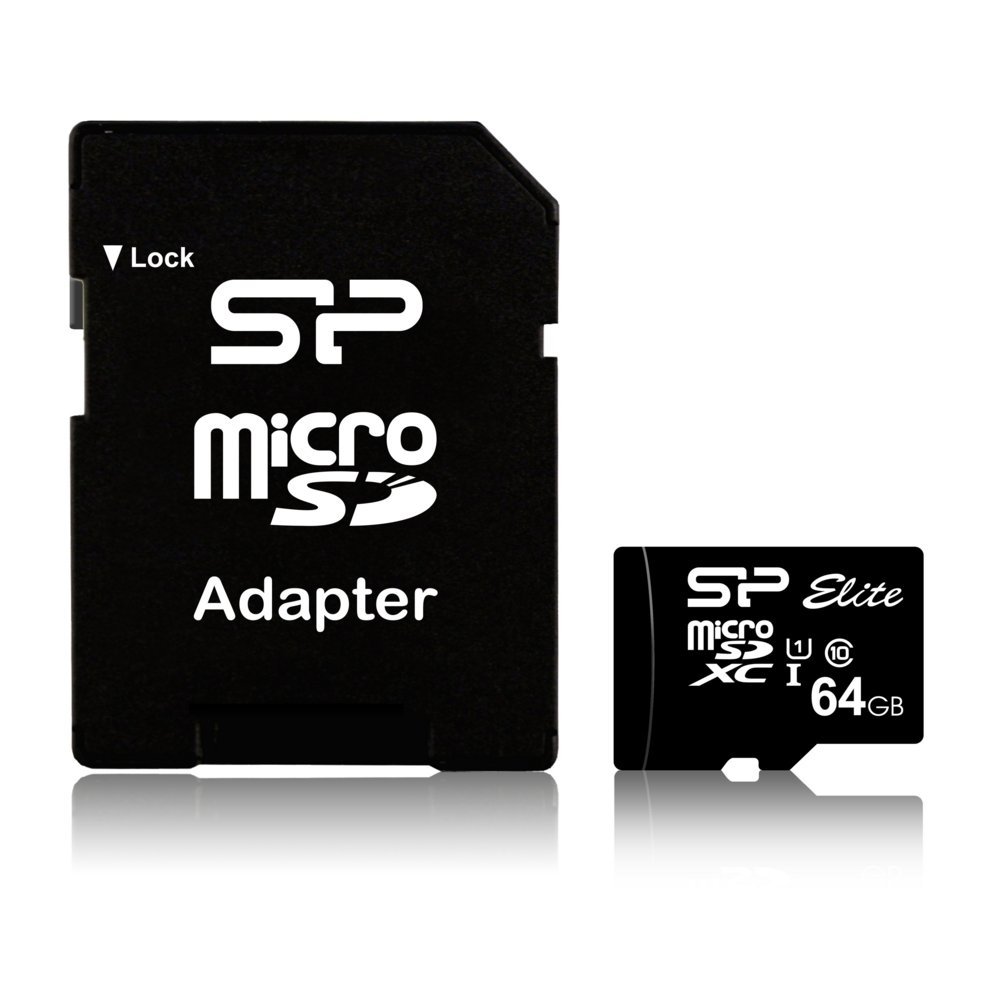 Silicon Power Elite | MicroSDXC | 64GB | Class 10 | UHS-I U1 | Tot 85MB/s | Inclusief SD-adapter | Zwart - Afbeelding 3