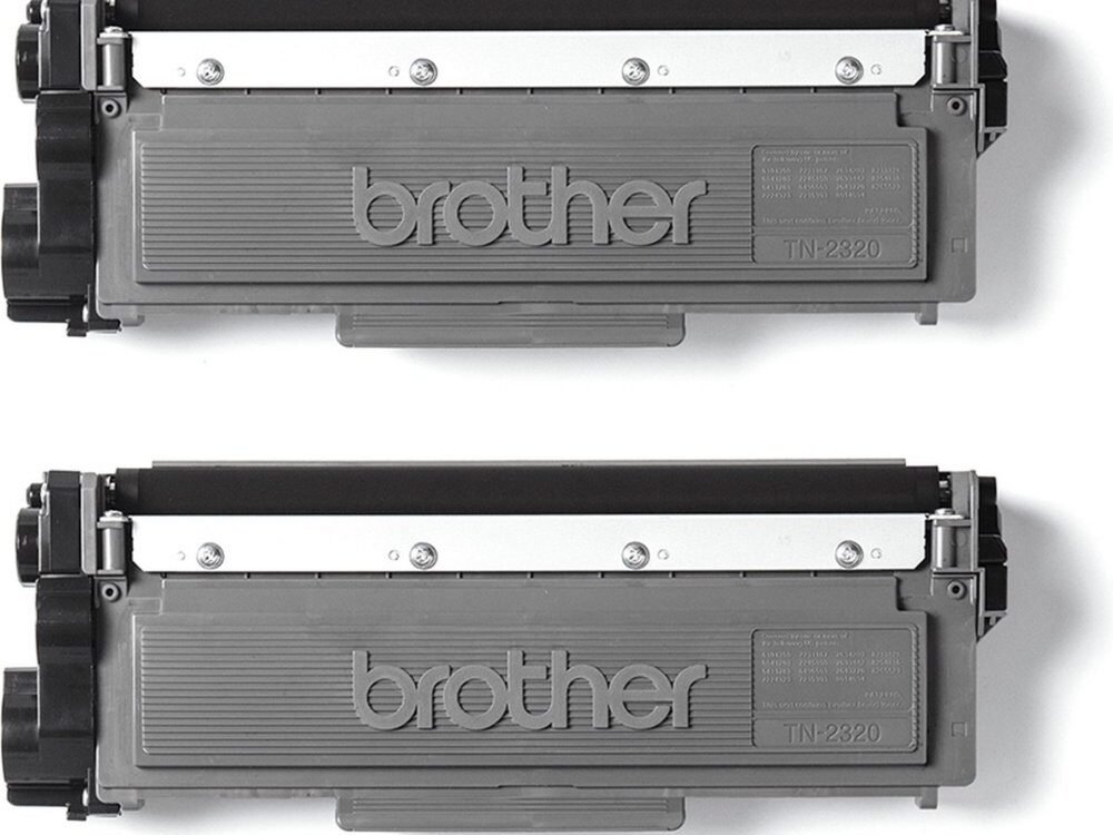 Brother TN‑2420 TWIN-Pack | 2× Zwarte Tonercartridge | 3.000 Pagina’s per Stuk | Origineel