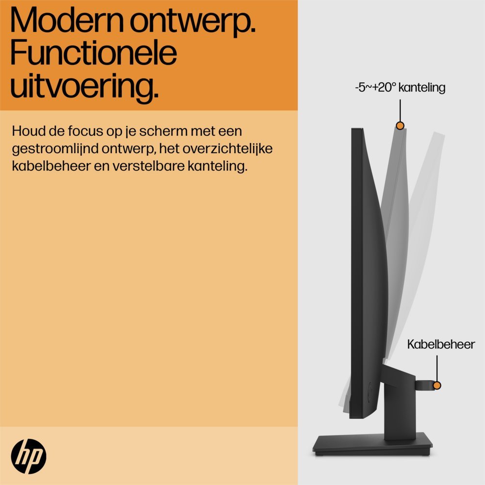 HP V27i G5 27" | 1920x1080 IPS | 75Hz | Monitor - Afbeelding 5