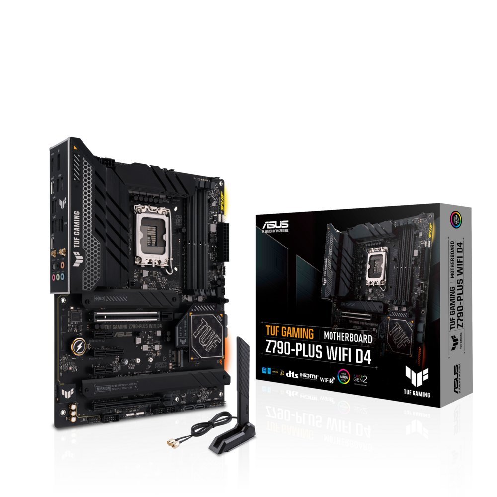 ASUS TUF GAMING Z790-PLUS WIFI D4 | Socket LGA 1700 | Intel Z790 | 4xDDR4 | ATX | Moederbord