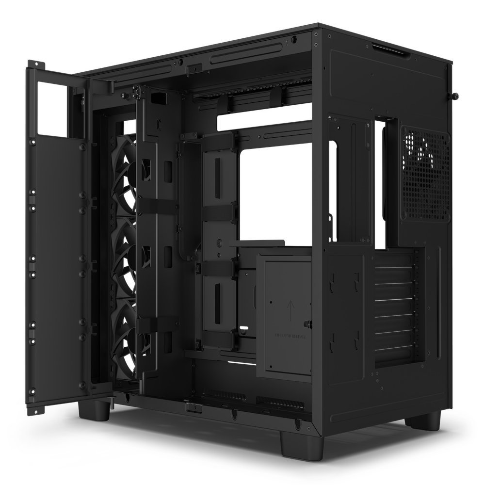 NZXT H9 Flow | Midi Tower Case | Zwart - Afbeelding 7