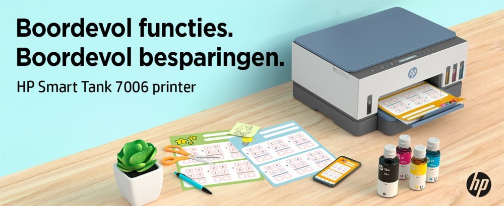 HP Smart Tank 7006 | All-in-One Inkjetprinter | 4800 x 1200 DPI | Wi-Fi | Kleur - Afbeelding 11