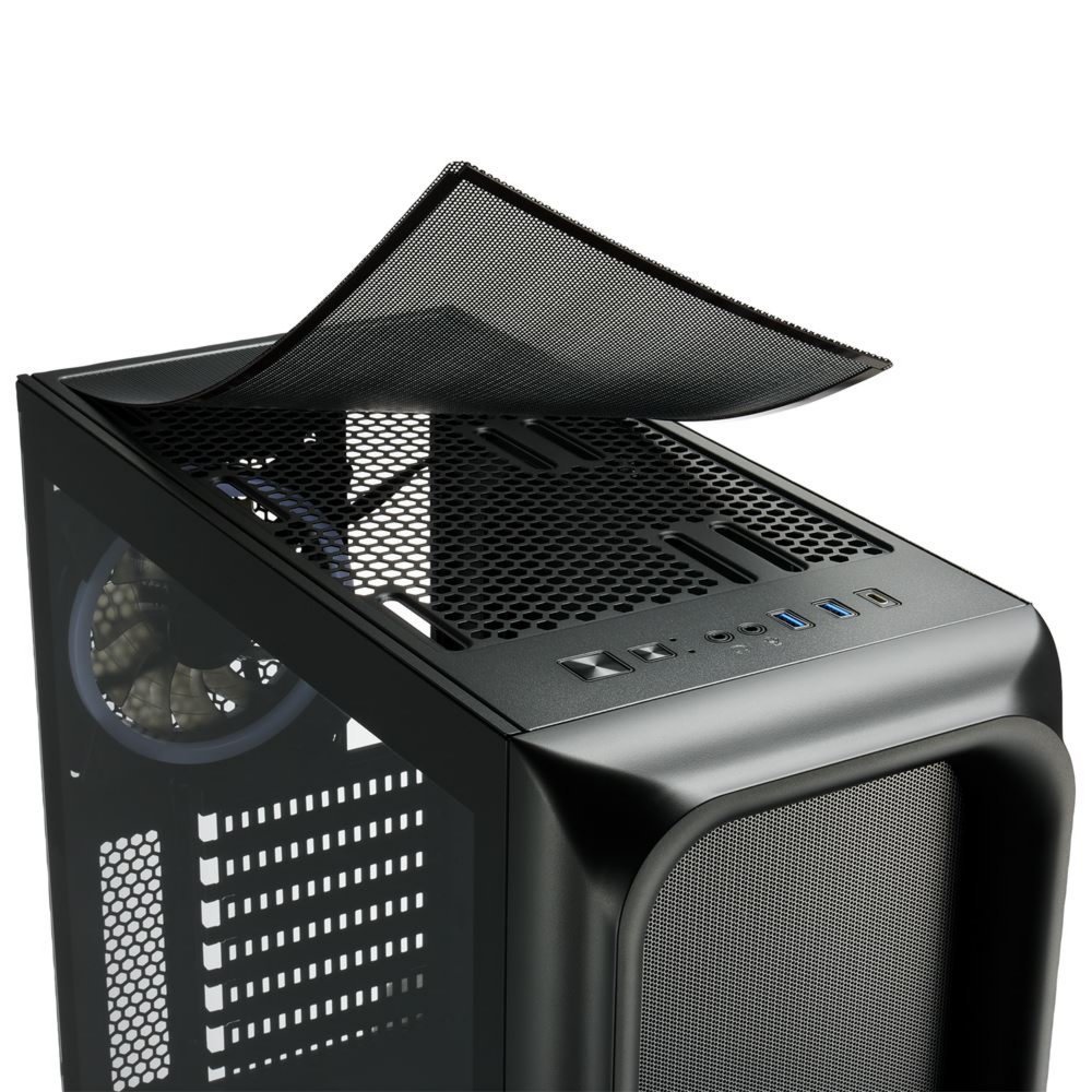 Sharkoon TK5M RGB | Midi Tower Case | Zwart - Afbeelding 9