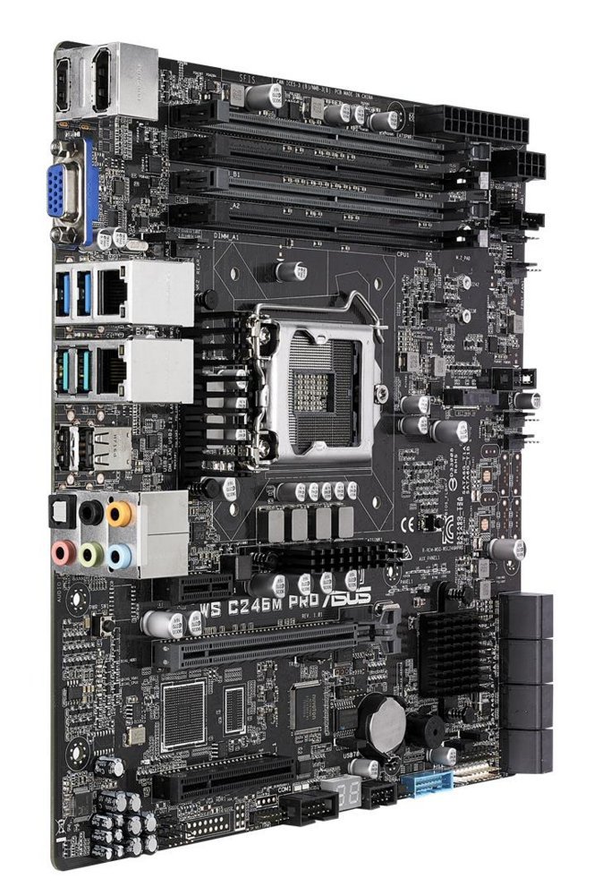 ASUS WS C246M PRO | Socket LGA 1151 | Intel C246 | 4xDDR4 | Micro-ATX | Moederbord - Afbeelding 6
