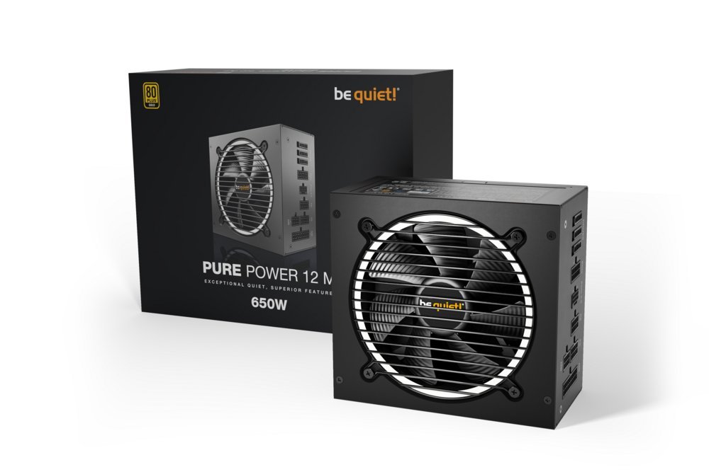 be quiet! Pure Power 12 M | 650 Watt Gold ATX 3.0 PSU | Modulair | Power Supply | Voeding - Afbeelding 3