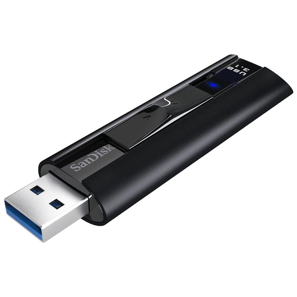 SanDisk Extreme Pro | 256GB USB-A 3.2 Flash Drive | Zwart
