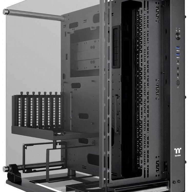 Thermaltake Core P3 TG Pro | Open Frame Mid-Tower Case | Zwart (CA-1G4-00M1WN-09)