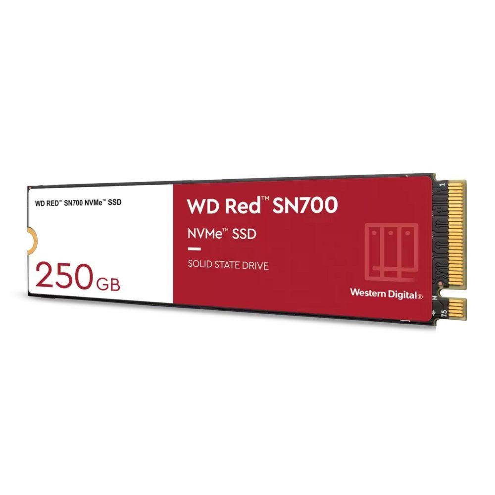 Western Digital WD Red SN700 | 250GB M.2 NVMe SSD | PCIe 3.0 x4 | Voor NAS-systemen - Afbeelding 3