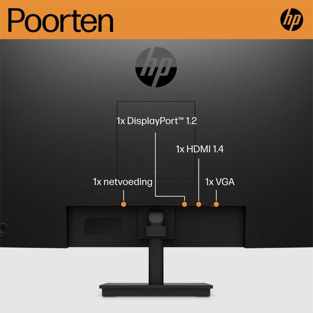 HP V27i G5 27" | 1920x1080 IPS | 75Hz | Monitor - Afbeelding 8