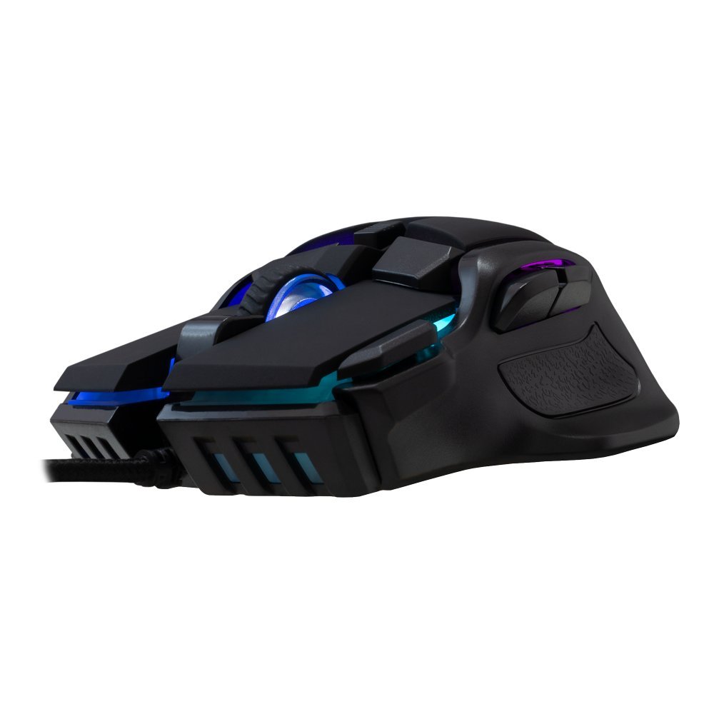 Baracuda PIRANHA RGB | Bedrade Gaming Muis | USB-A | 7200 DPI | Zwart - Afbeelding 5