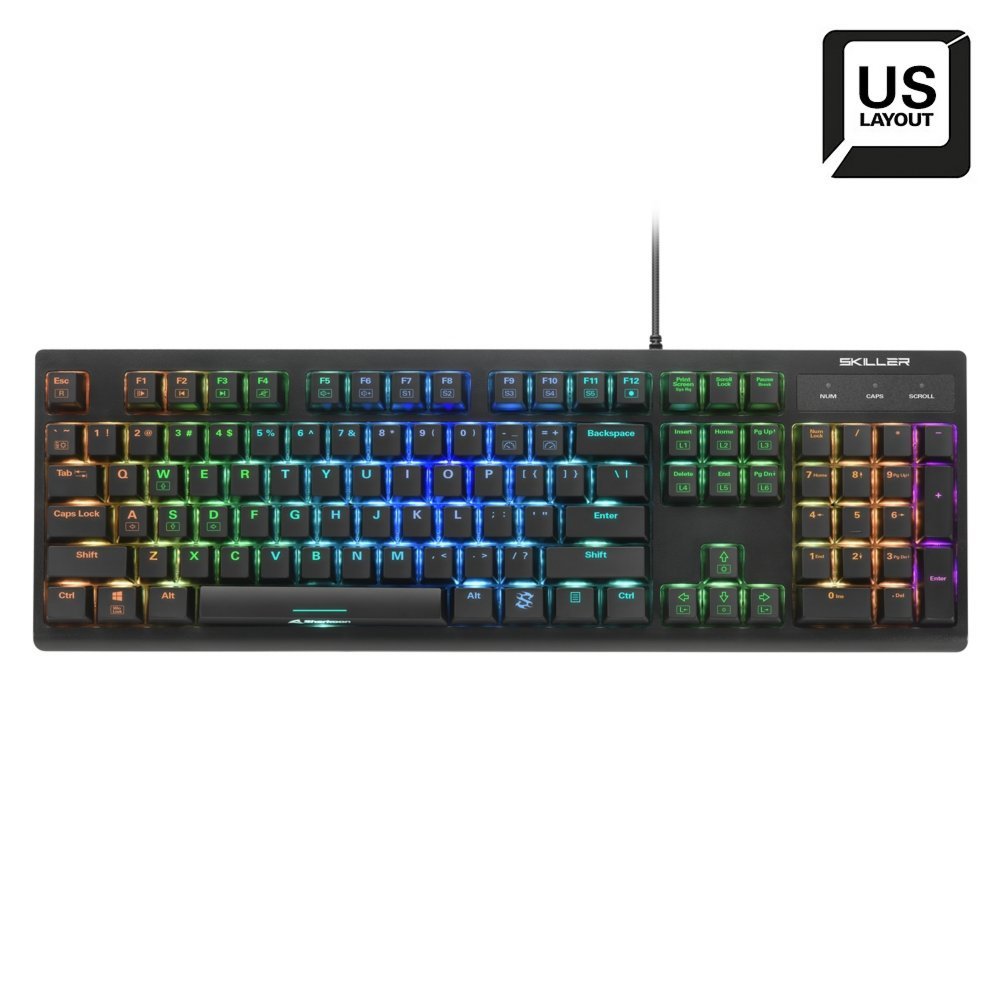 Sharkoon Skiller SGK30 RGB | Bedraad Gaming Toetsenbord | QWERTY - Afbeelding 3