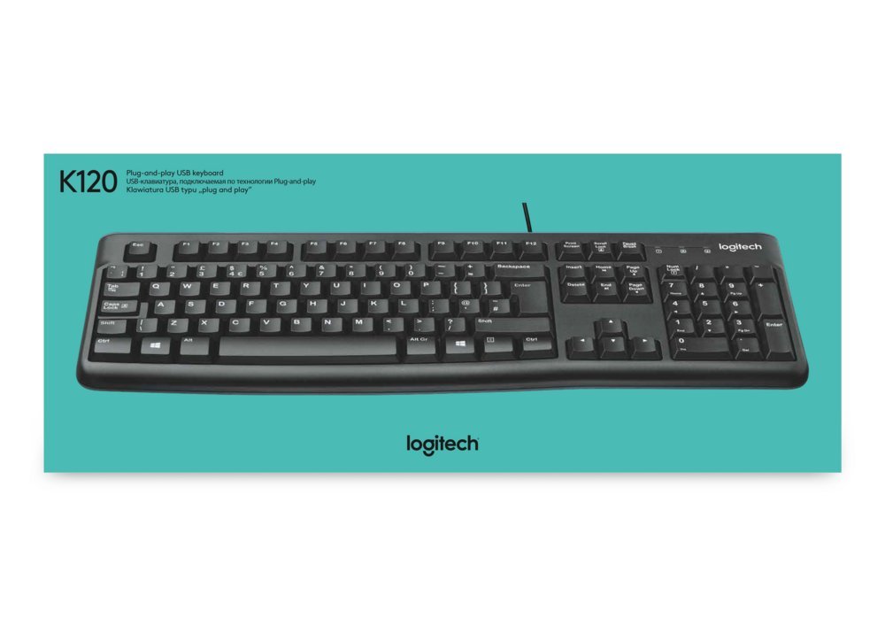 Logitech Keyboard K120 | Zakelijk Bedraad Toetsenbord | QWERTY - Afbeelding 11