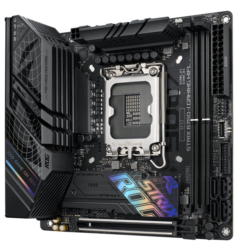 ASUS ROG STRIX B760-I GAMING WIFI | Socket LGA 1700 | Intel B760 | 2xDDR5 | Mini-ITX | Moederbord - Afbeelding 7