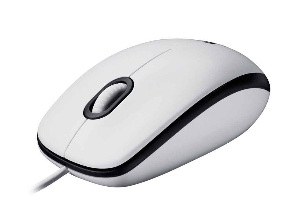 Logitech M100 | Bekabelde Muis | Links- en Rechtshandig | USB-A | 1000 DPI | Wit