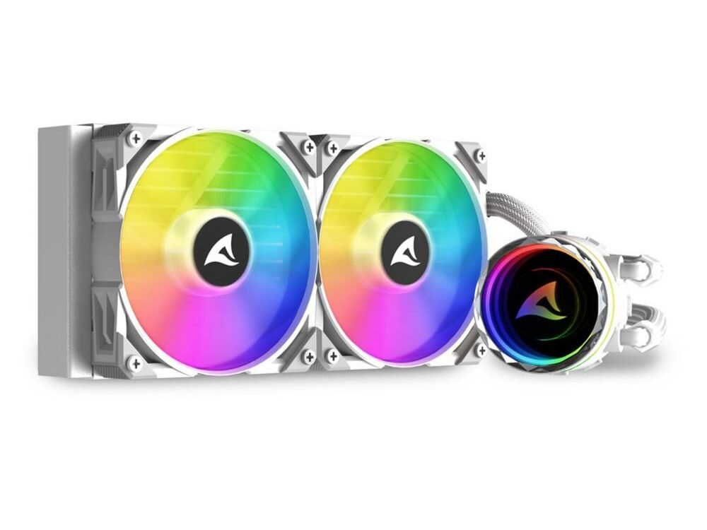 Sharkoon S80 RGB 240mm | White Edition | All-in-One CPU Waterkoeler