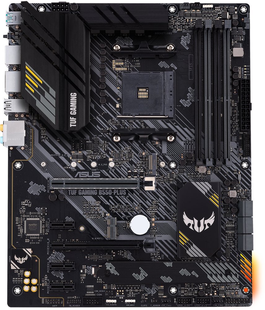 ASUS TUF Gaming B550-PLUS | Socket AM4 | AMD B550 | 4xDDR4 | Micro-ATX | Moederbord
