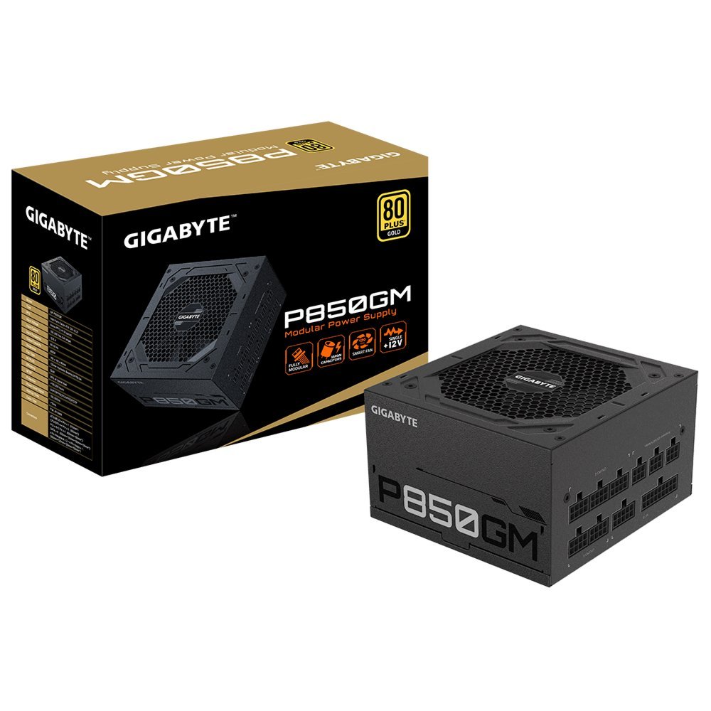 Gigabyte P850GM | 850W ATX Voeding (20+4 pin) | Zwart - Afbeelding 8