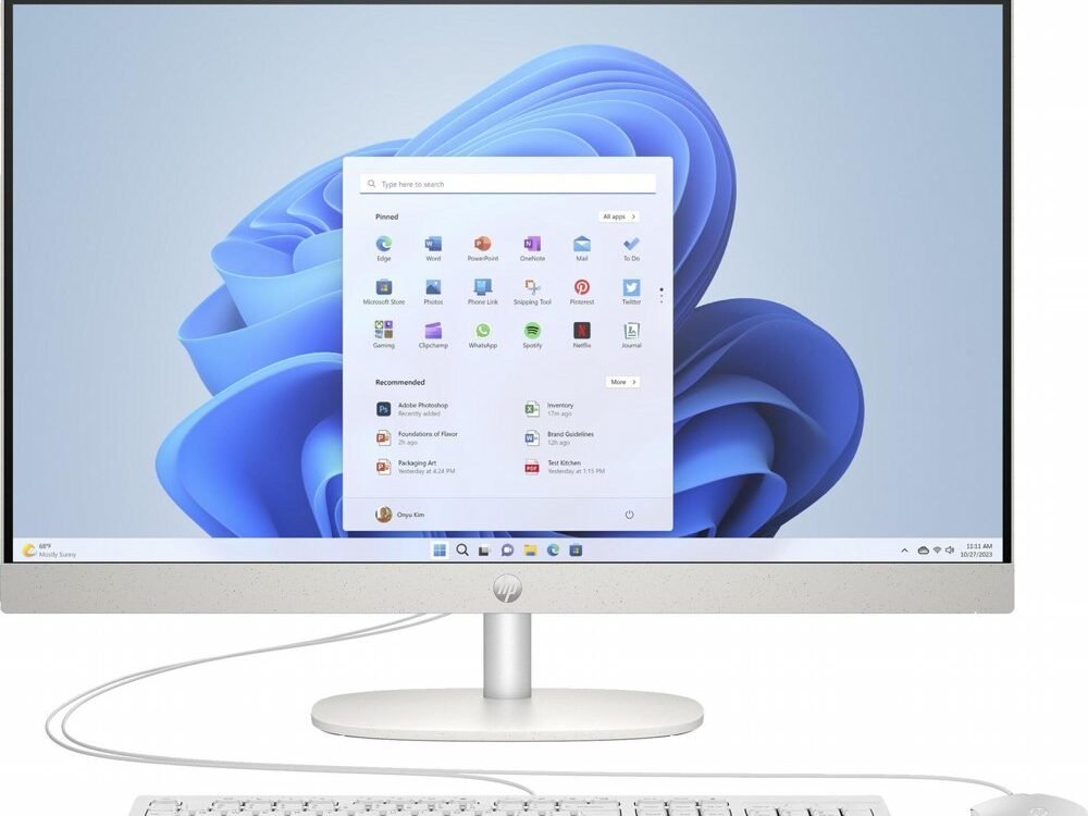 HP All-in-One 24-cr0069ny | 24'' F-HD IPS | Intel Core i5-1334U | 8GB | 512GB | W11 Professional | Met Keyboard & Muis