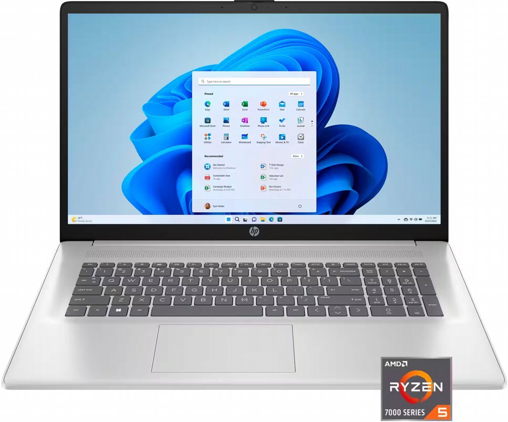 HP 17-cp3005DX | 17.3" Full HD IPS | AMD Ryzen 5 7430U | 8GB RAM | 512GB SSD | Windows 11 Home in S-modus