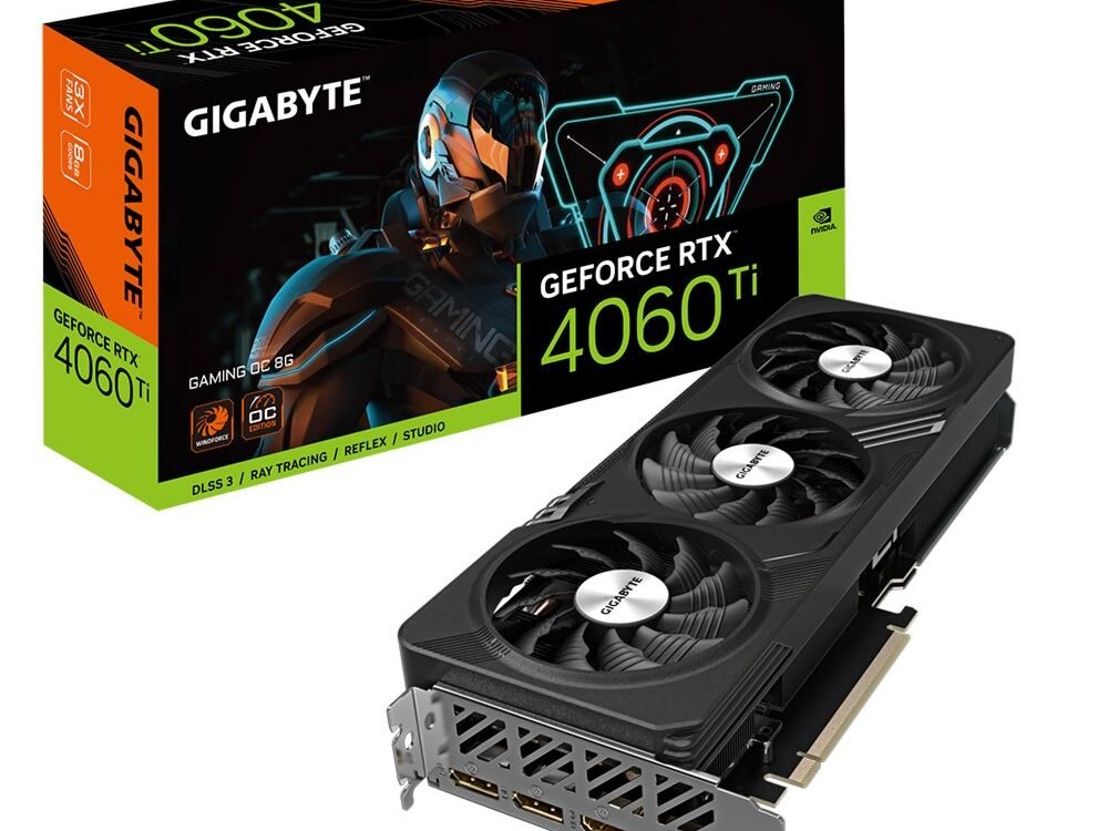 Gigabyte GeForce RTX­­ 4060 Ti GAMING OC | 8GB GDDR6 VRAM | Videokaart | GPU | Nvidia