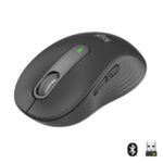 Logitech Signature M650 | Draadloze Muis | RF-Draadloos + Bluetooth | 1000 DPI | Grafiet