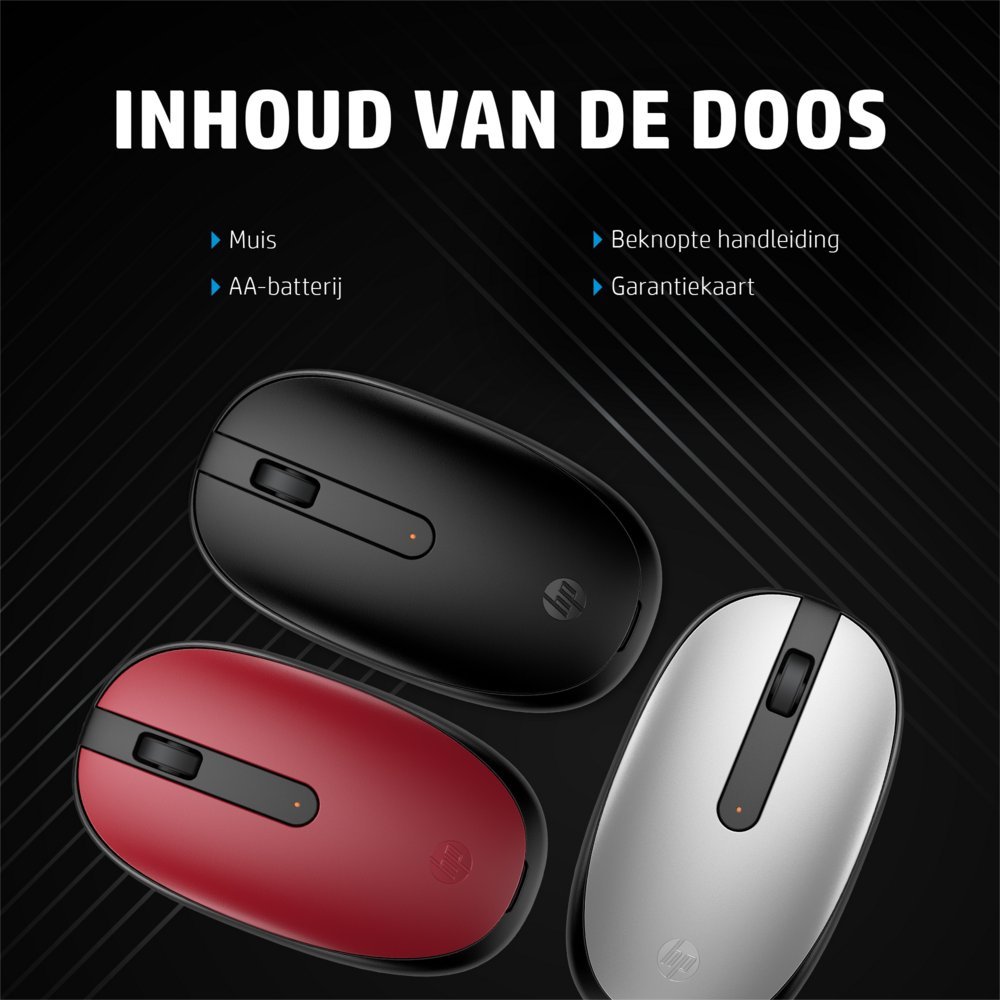 HP 240 | Draadloze Muis | Bluetooth | Wit - Afbeelding 9