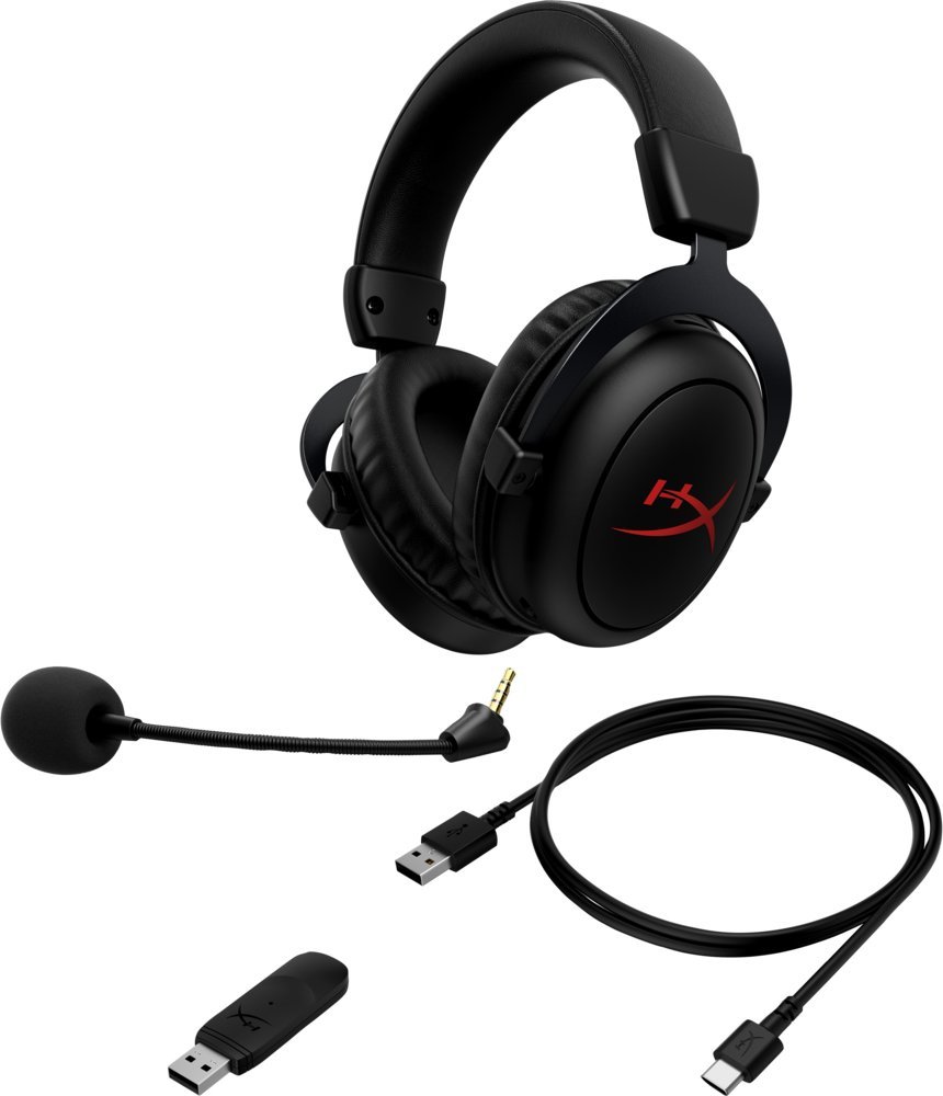 HyperX Cloud Core Wireless | Over-ear Gaming Headset | USB-A Receiver | Zwart - Afbeelding 4